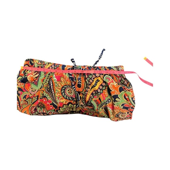 Vera Bradley XL Paisley Pajama Pants Lounge Drawstring Colorful Cotton Comfy - Picture 6 of 16